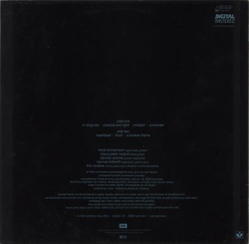 Eloy Performance vinyl LP album (LP record) German LOYLPPE539586
