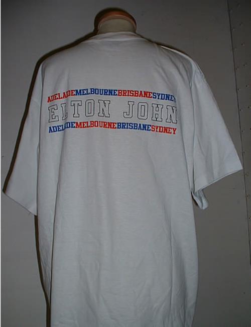 Elton John 2003 Tour T-Shirt t-shirt Australian JOHTSTO326463