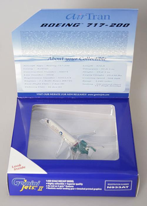 Elton John 2005 Limited Edition Gemini Jet Model memorabilia UK JOHMMLI497448