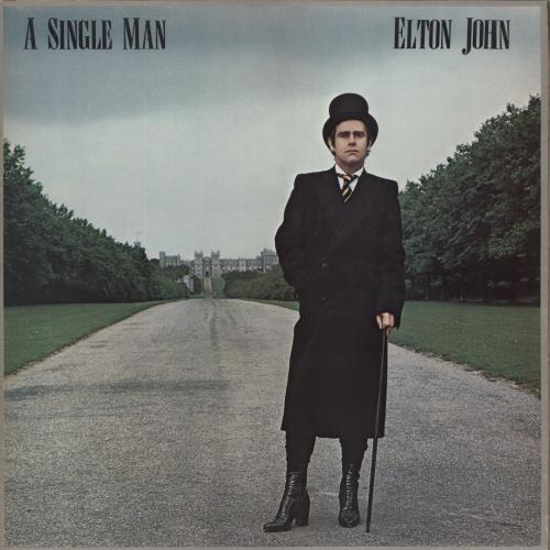 Elton John A Single Man + Tour Programme vinyl LP album (LP record) UK JOHLPAS850308