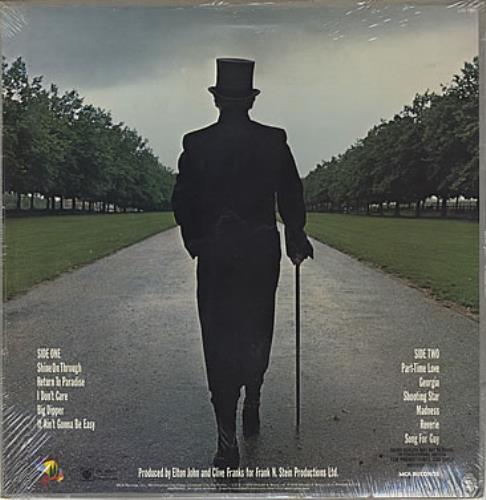 Elton John A Single Man - Sealed picture disc LP (vinyl picture disc album) US JOHPDAS72800