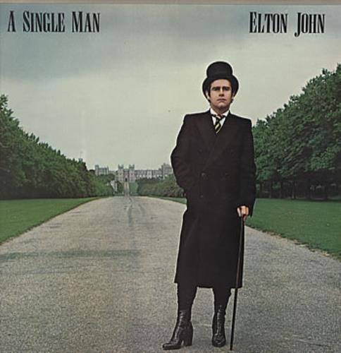 Elton John A Single Man vinyl LP album (LP record) UK JOHLPAS298781