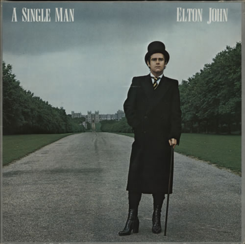 Elton John A Single Man vinyl LP album (LP record) German JOHLPAS600119