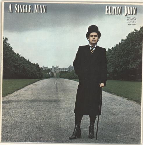 Elton John A Single Man vinyl LP album (LP record) Bulgarian JOHLPAS702726