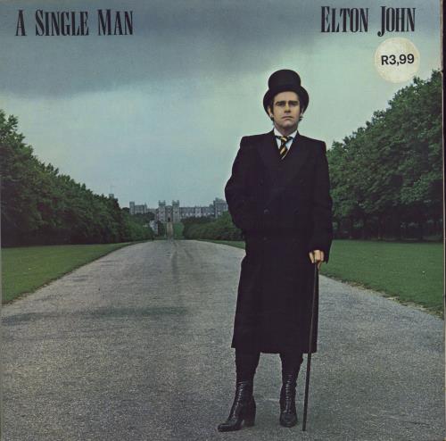 Elton John A Single Man vinyl LP album (LP record) South African JOHLPAS788571