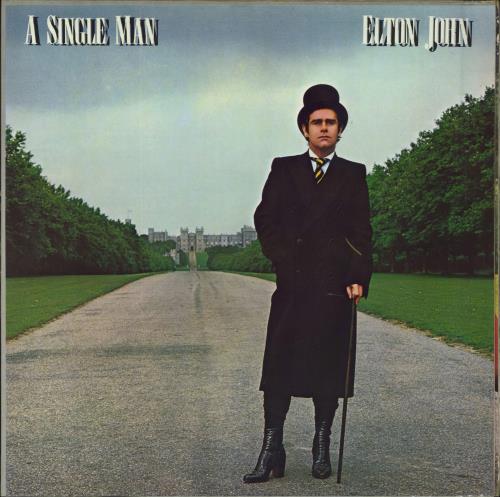 Elton John A Single Man vinyl LP album (LP record) Portuguese JOHLPAS801485
