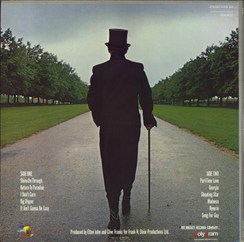 Elton John A Single Man vinyl LP album (LP record) Portuguese JOHLPAS801485