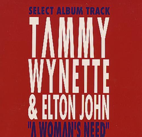 Elton John A Woman's Needs CD single (CD5 / 5") Austrian JOHC5AW49278