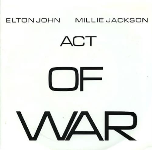 Elton John Act Of War 7" vinyl single (7 inch record / 45) Australian JOH07AC309999