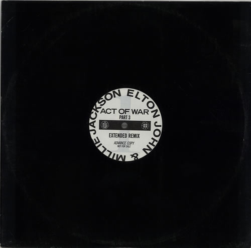 Elton John Act Of War 12" vinyl single (12 inch record / Maxi-single) UK JOH12AC576413