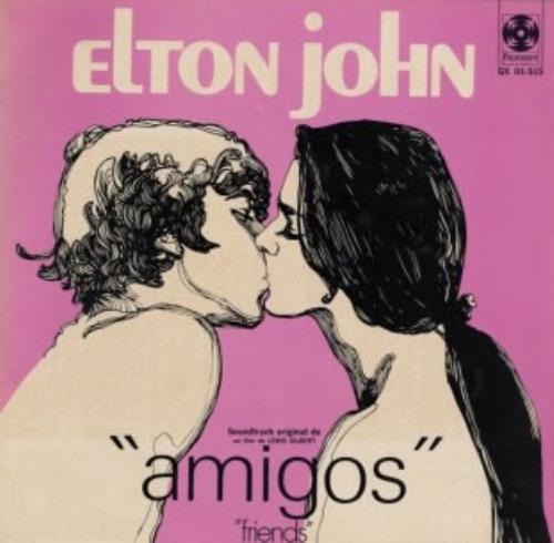 Elton John Amigos - Original vinyl LP album (LP record) Mexican JOHLPAM133393