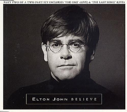 Elton John Believe - CD2 CD single (CD5 / 5") UK JOHC5BE47904