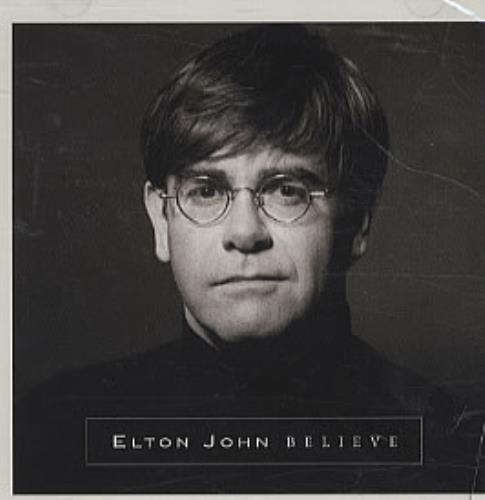 Elton John Believe CD single (CD5 / 5") US JOHC5BE69378