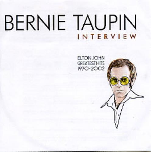 Elton John Bernie Taupin Interview CD-R acetate UK JOHCRBE244290
