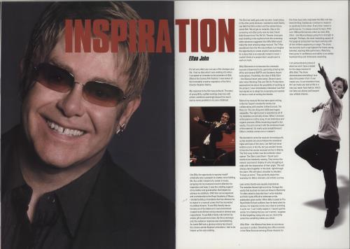 Elton John Billy Elliot tour programme UK JOHTRBI759645