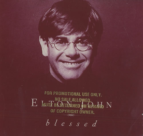 Elton John Blessed CD single (CD5 / 5") US JOHC5BL69379