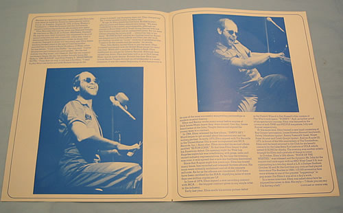 Elton John Blue Moves media press pack US JOHPPBL350650