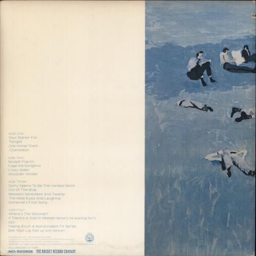 Elton John Blue Moves 2-LP vinyl record set (Double LP Album) US JOH2LBL497358