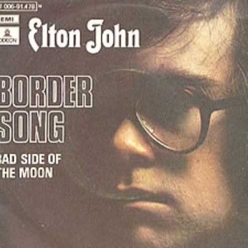 Elton John Border Song 7" vinyl single (7 inch record / 45) Spanish JOH07BO212518