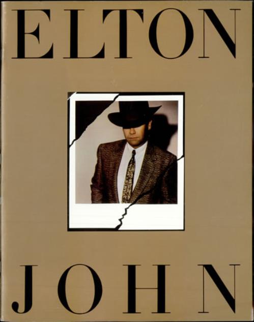 Elton John Breaking Hearts Tour tour programme US JOHTRBR504980