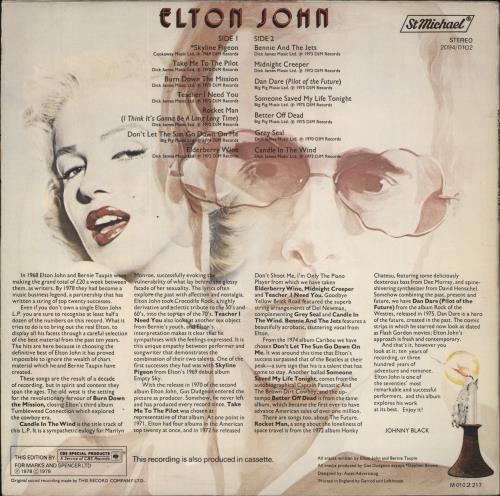 Elton John Candle In The Wind - VG vinyl LP album (LP record) UK JOHLPCA849897