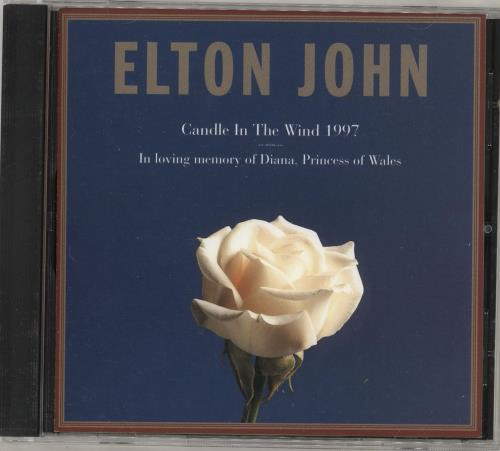 Elton John Candle In The Wind 1997 CD single (CD5 / 5") US JOHC5CA145522