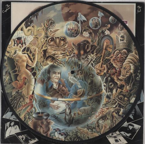 Elton John Captain Fantastic & The Brown Dirt Cowboy + Backing Card - VG picture disc LP (vinyl picture disc album) UK JOHPDCA841013