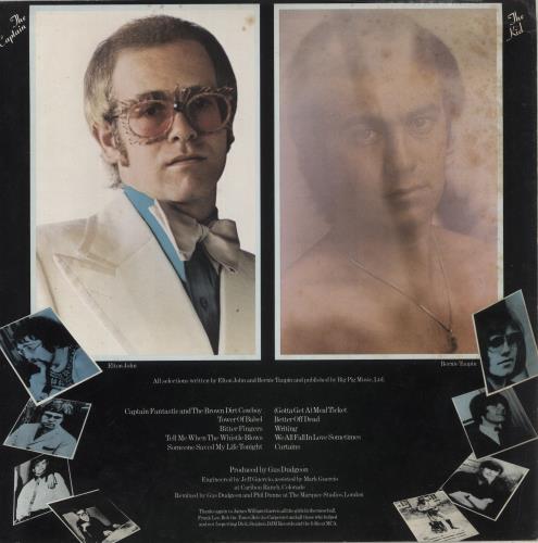 Elton John Captain Fantastic & The Brown Dirt Cowboy + Backing Card - VG picture disc LP (vinyl picture disc album) UK JOHPDCA841013