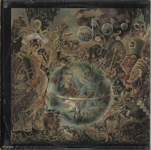 Elton John Captain Fantastic - Complete vinyl LP album (LP record) US JOHLPCA50183