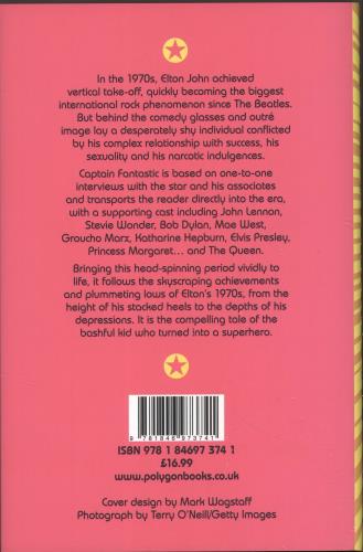 Elton John Captain Fantastic book UK JOHBKCA698001