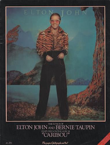 Elton John Caribou book UK JOHBKCA197655