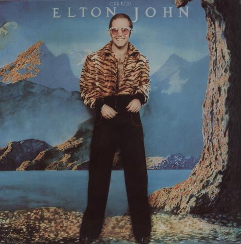 Elton John Caribou vinyl LP album (LP record) US JOHLPCA298747