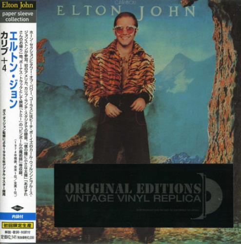 Elton John Caribou CD album (CDLP) UK JOHCDCA415042