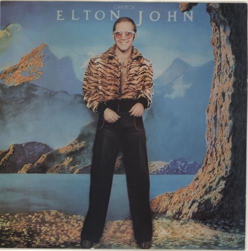 Elton John Caribou vinyl LP album (LP record) UK JOHLPCA689210
