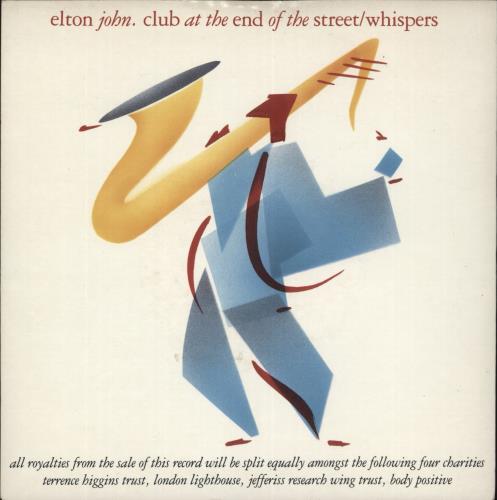 Elton John Club At The End Of The Street 7" vinyl single (7 inch record / 45) UK JOH07CL115285