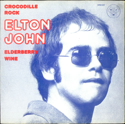 Elton John Crocodile Rock 7" vinyl single (7 inch record / 45) Dutch JOH07CR498301