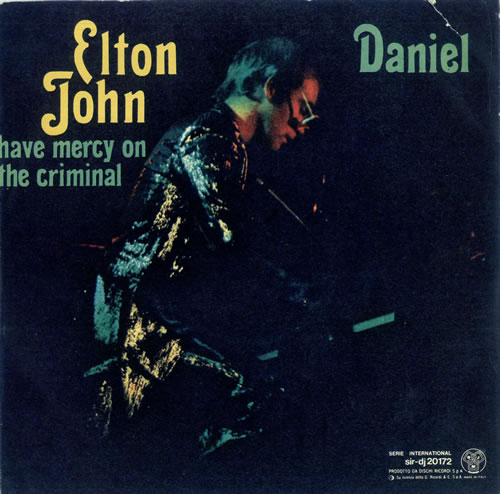 Elton John Daniel 7" vinyl single (7 inch record / 45) Italian JOH07DA498405