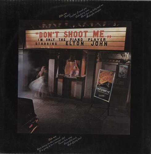 Elton John Don't Shoot Me I'm Only The Piano Player - EX vinyl LP album (LP record) UK JOHLPDO758059