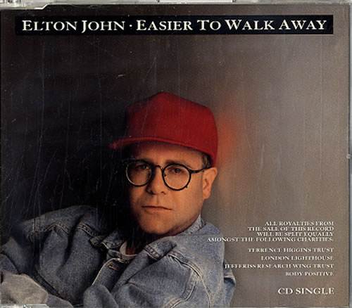 Elton John Easier To Walk Away CD single (CD5 / 5") UK JOHC5EA20624