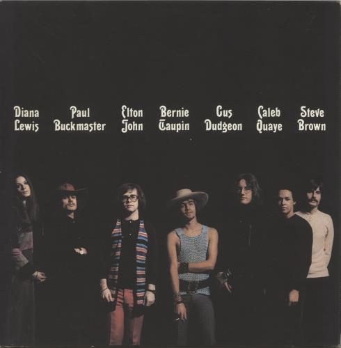 Elton John Elton John - 1st - Red - VG vinyl LP album (LP record) UK JOHLPEL645215