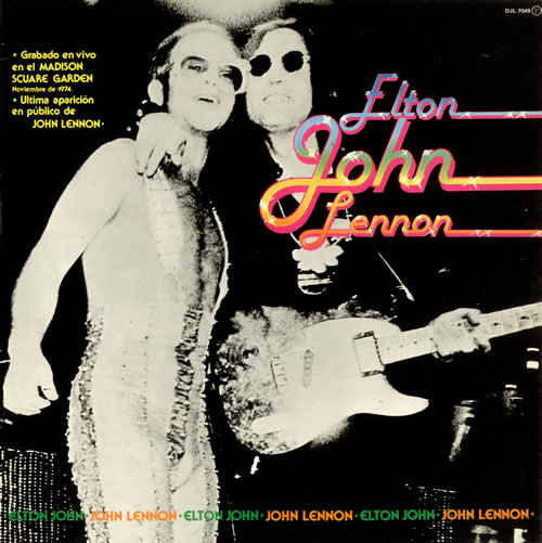 Elton John Elton John - John Lennon vinyl LP album (LP record) Spanish JOHLPEL497116