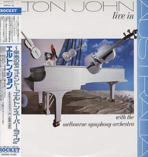 Elton John Elton John Live In Australia 2-LP vinyl record set (Double LP Album) Japanese JOH2LEL327119