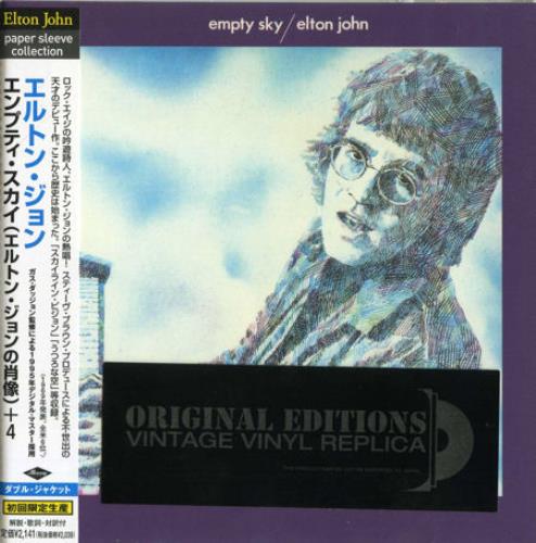 Elton John Empty Sky CD album (CDLP) UK JOHCDEM415040