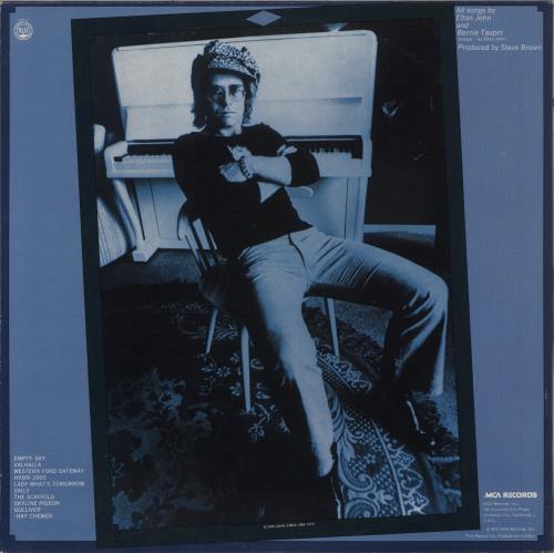 Elton John Empty Sky vinyl LP album (LP record) US JOHLPEM526867