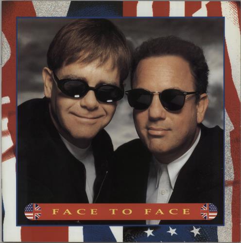 Elton John Face To Face tour programme UK JOHTRFA325875