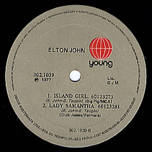 Elton John Four From Four Eyes 7" vinyl single (7 inch record / 45) Brazilian JOH07FO234966