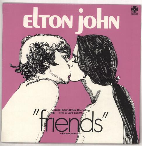 Elton John Friends - Original vinyl LP album (LP record) UK JOHLPFR733524