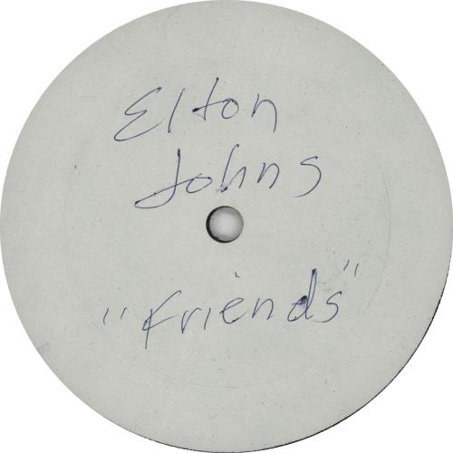 Elton John Friends - Test Pressing vinyl LP album (LP record) US JOHLPFR659522