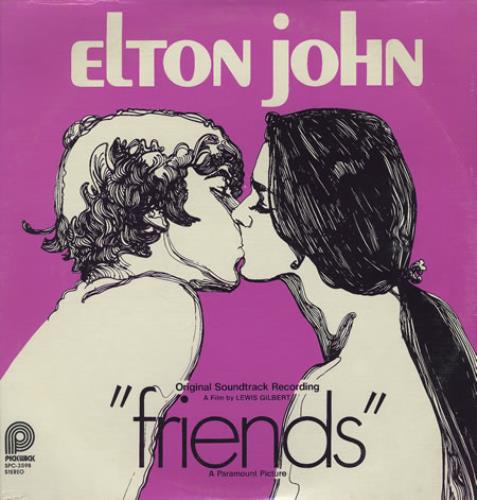 Elton John Friends vinyl LP album (LP record) US JOHLPFR276210