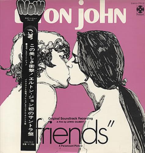 Elton John Friends vinyl LP album (LP record) Japanese JOHLPFR322771